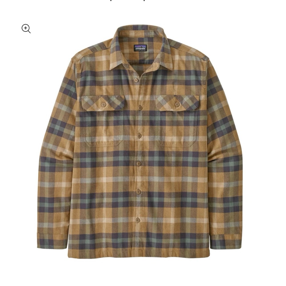 Patagonia Lightweight Shirt Jacket Brown and Gray